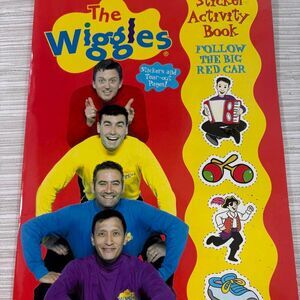 Y2K THE WIGGLES Follow the big red car sticker activity book *see pics*